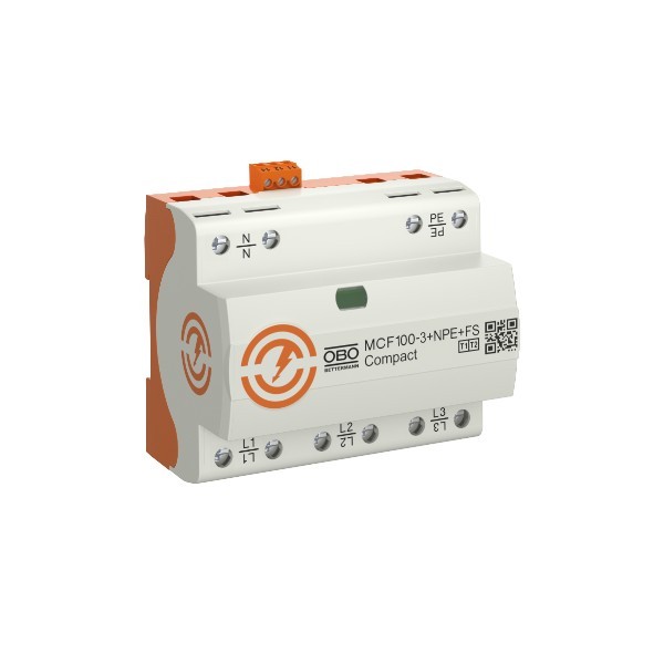 MCF100-3+NPE+FS, 5096987, 5096 98 7, chống sét, chống sét lan truyền, cắt lọc sét 3 pha, chống sét nguồn điện OBO, Long Triết